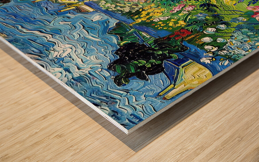 Blooming Garden Bliss 2H9N7Z 58 Wood print