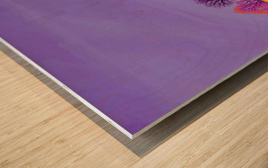 Chromatic Country Road H3N9B2 52 Wood print