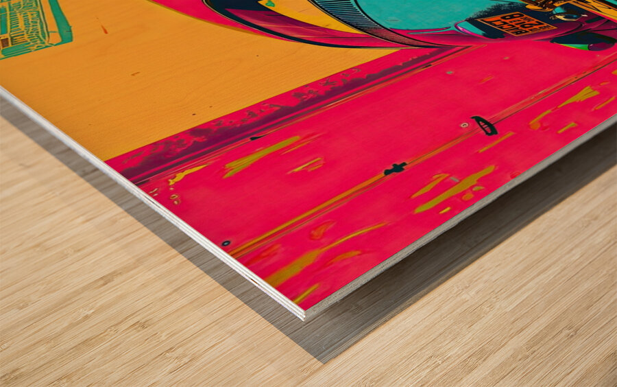 Chromatic Cruiser 7H29P8 48 Wood print