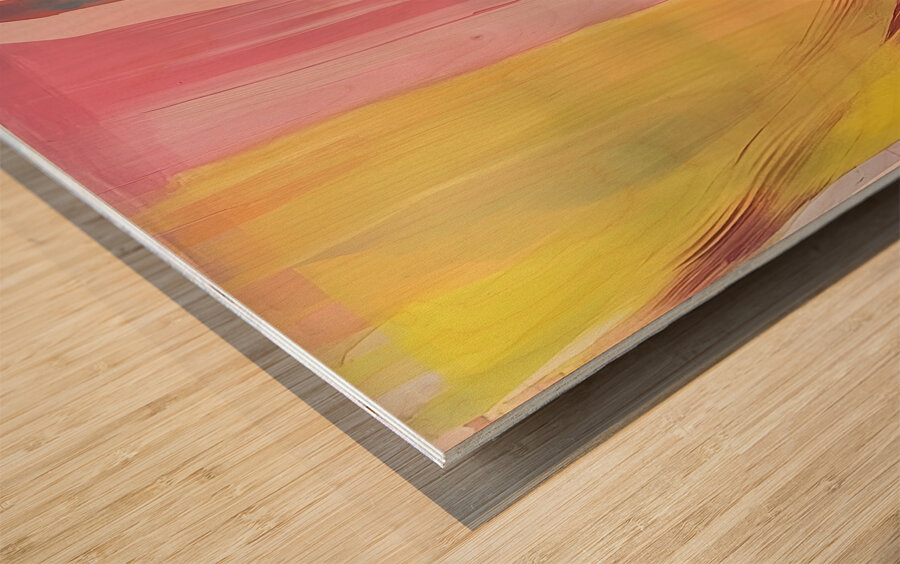 Chromatic Currents Y39Z7J 58 Wood print