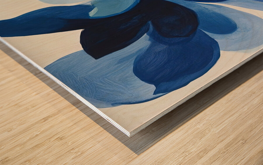 Chromatic Dance H3N2P9 60 Wood print