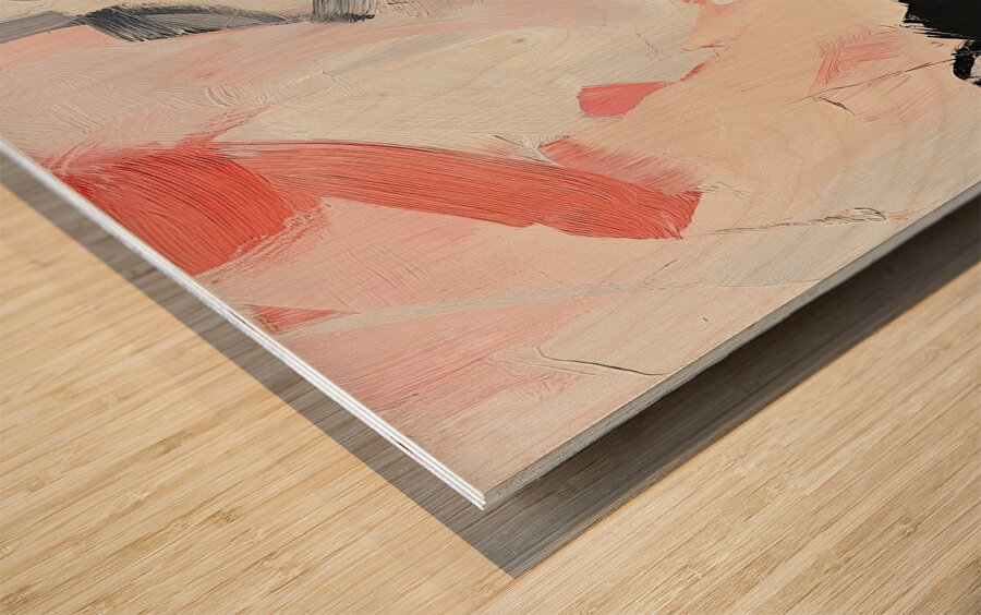 Chromatic Dance H3N9P2 51 Wood print