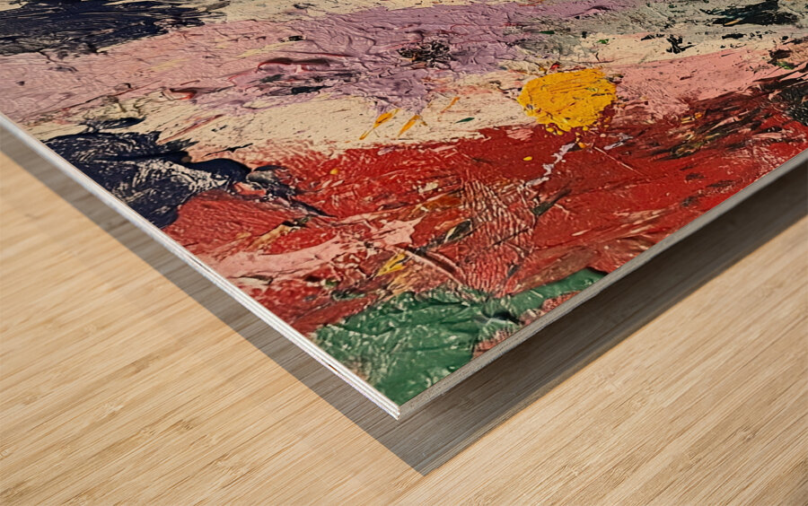 Chromatic Dance H9P4N2 48 Wood print