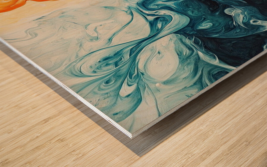 Chromatic Dance Y392HN 60 Wood print