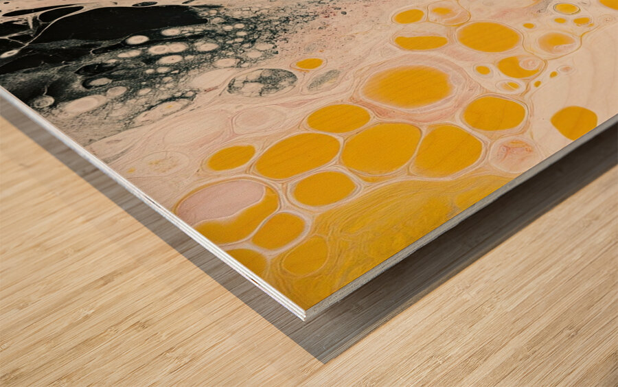 Chromatic Dance Y392N5 45 Wood print