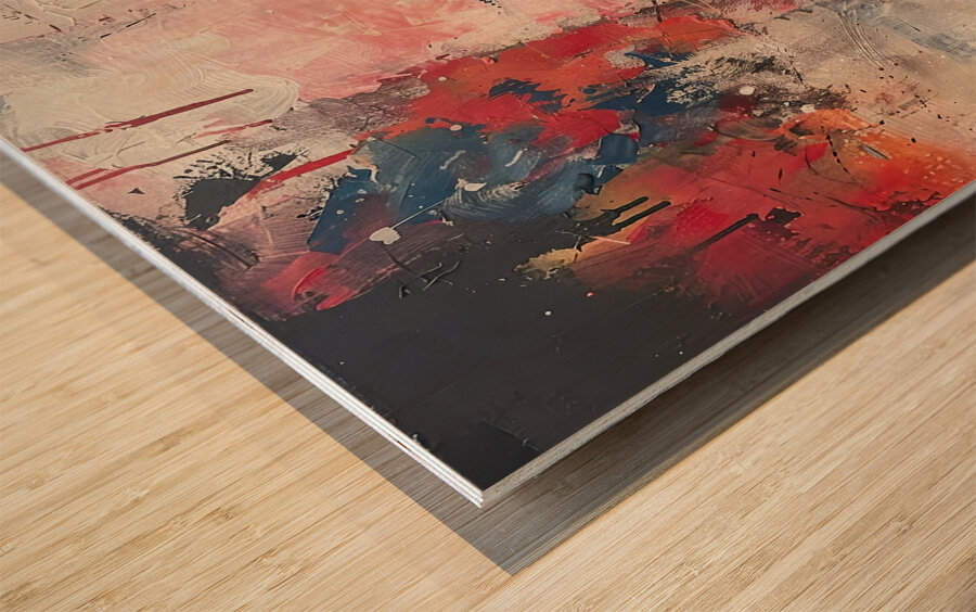 Chromatic Fusion 4J9N2P 58 Wood print