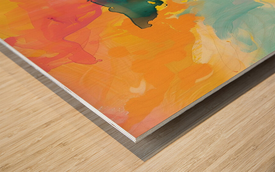 Chromatic Fusion Y59H2N 62 Wood print