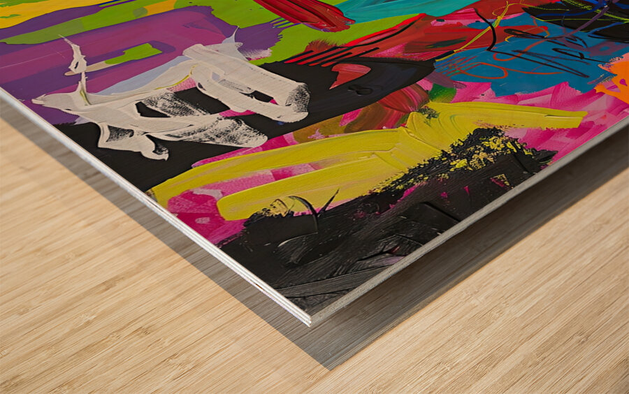 Chromatic Fusion Y59H2N 55 Wood print