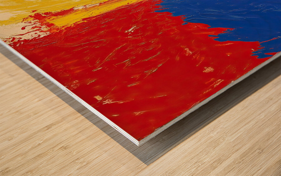 Chromatic Fusion Y59H7N 52 Wood print