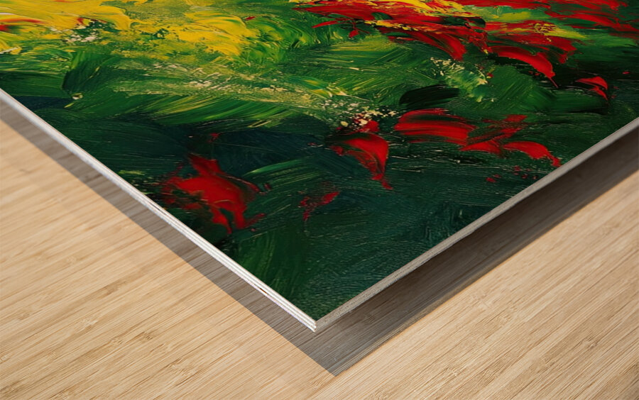 Chromatic Fusion Y5G9R2 48 Wood print