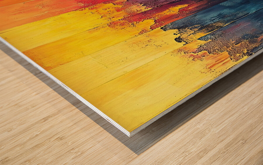 Chromatic Fusion ZP94HJ 49 Wood print