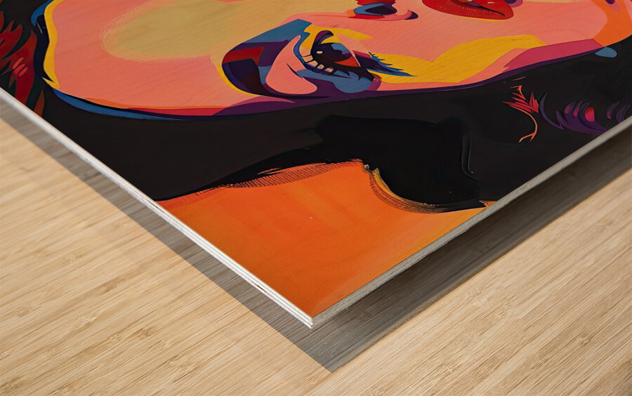 Chromatic Gaze 2P9H7D 57 Wood print