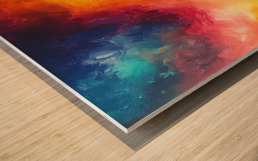 Chromatic Genesis H9P2N8 55 Wood print