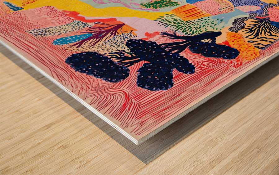 Chromatic Grove N92H7P 60 Wood print