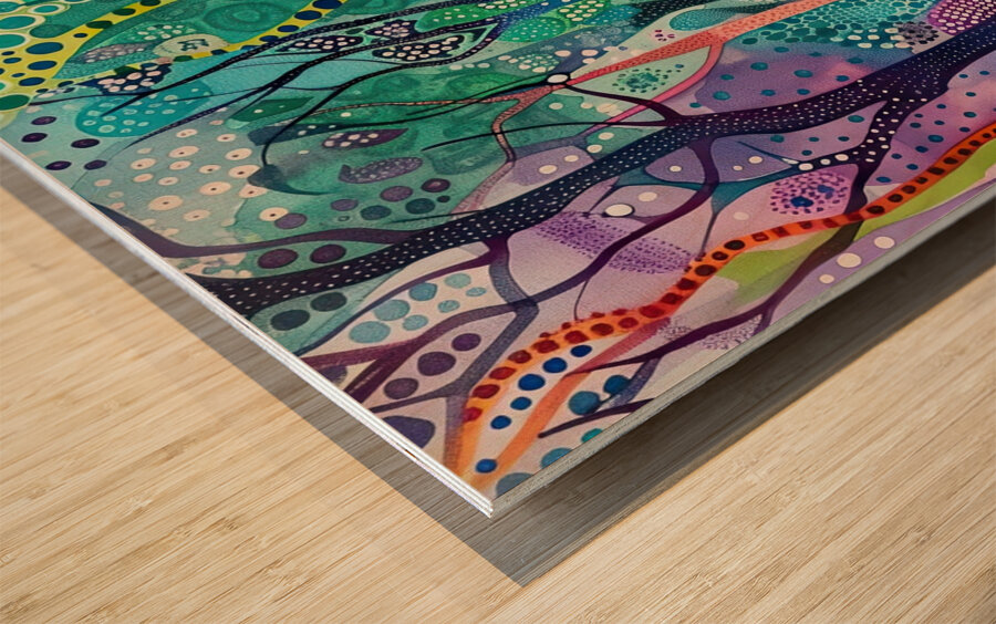 Chromatic Grove HZ92N3 62 Wood print