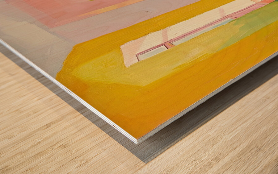 Chromatic Hallway NV93H2 55 Wood print