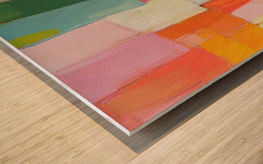 Chromatic Harmony 4298N 51 Wood print