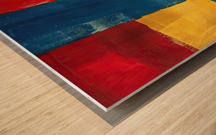 Chromatic Harmony 7894B 45 Wood print