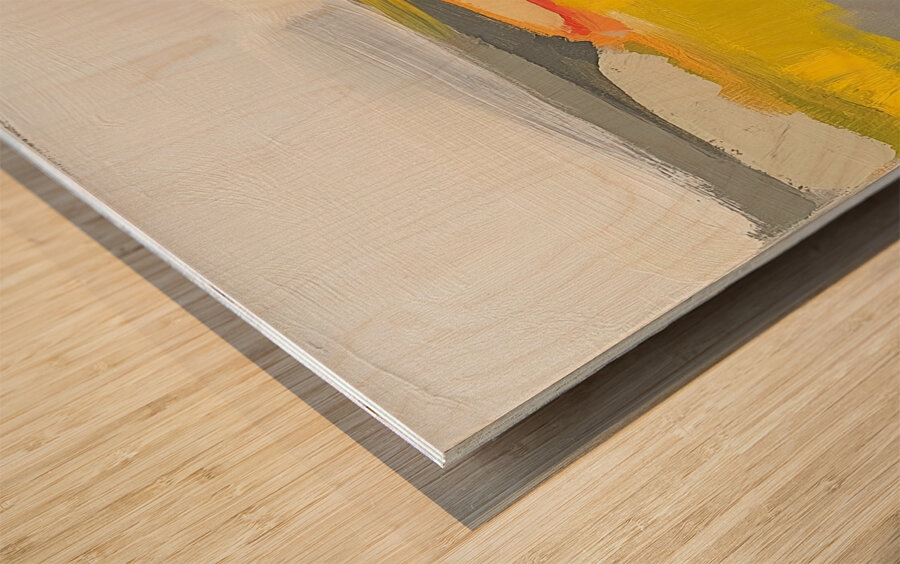 Chromatic Horizons J9HNP2 53 Wood print