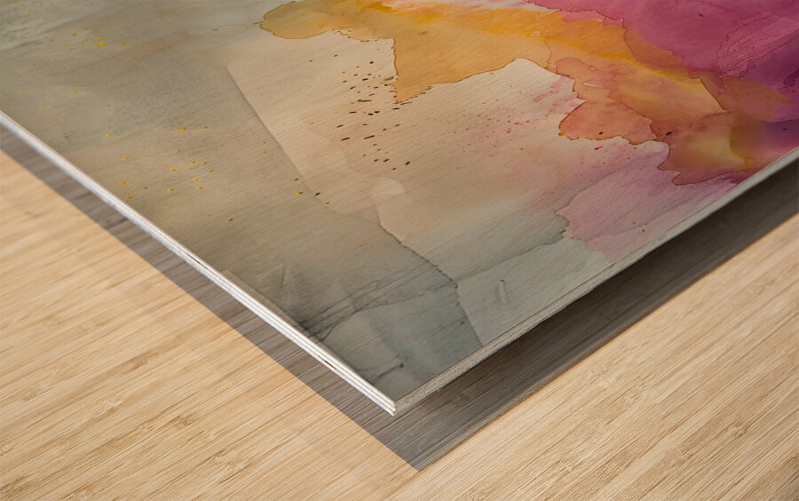 Chromatic Horizons H9P4N2 58 Wood print