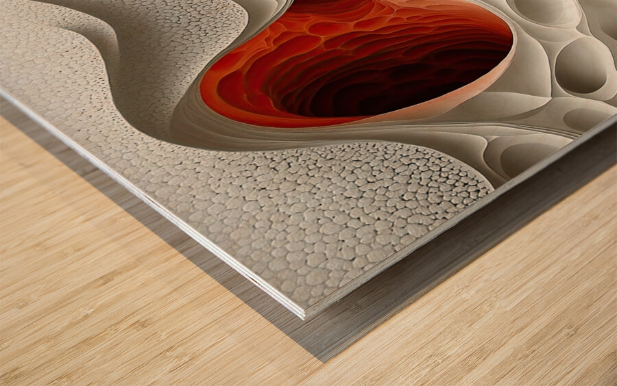 Caverns of Light Y92H7N 62 Wood print