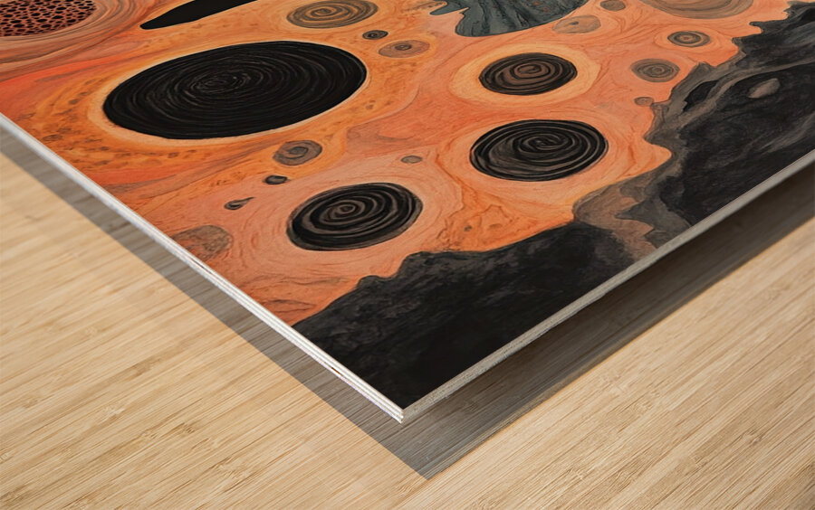 Cavern of Whispers 7P2N9H 55 Wood print