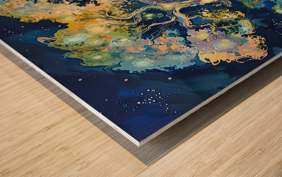 Celestial Arbor NZ92HJ 55 Wood print