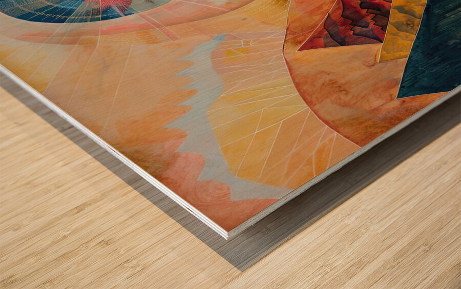 Celestial Ascent H92N3B 55 Wood print