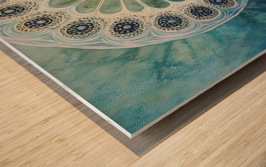 Celestial Bloom NZ9H2P 63 Wood print