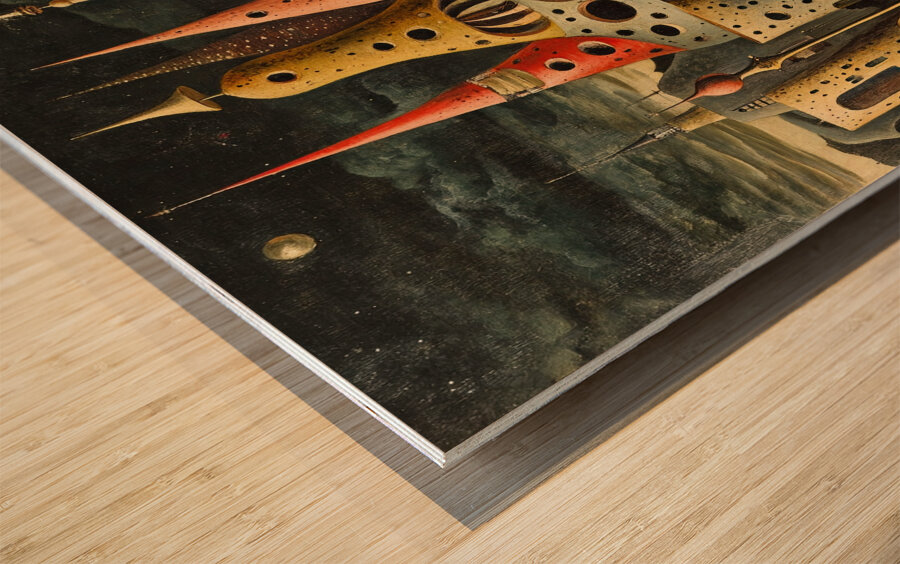 Celestial Cityscapes Y92H7N 60 Wood print