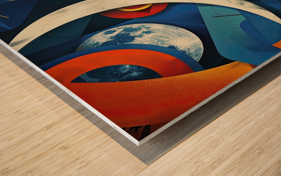 Celestial Clockwork 92HJ8P 63 Wood print