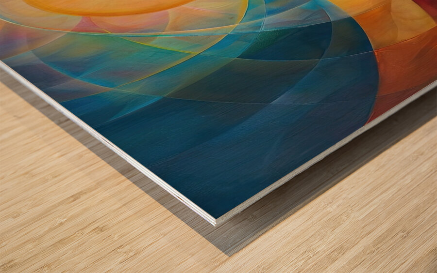 Celestial Convergence H3N9P2 57 Wood print