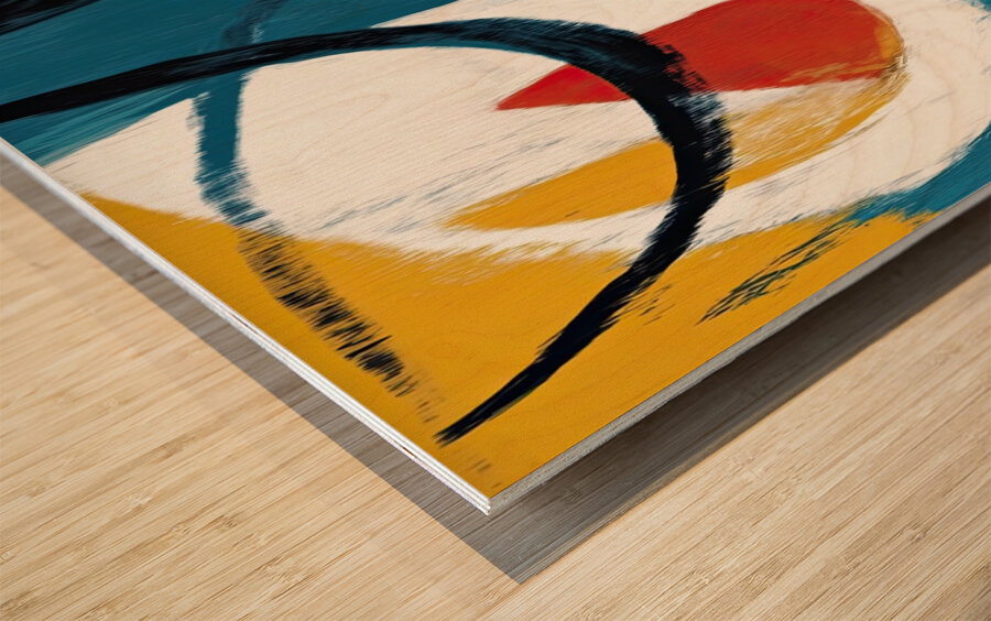 Celestial Dance 2P9H7N 58 Wood print