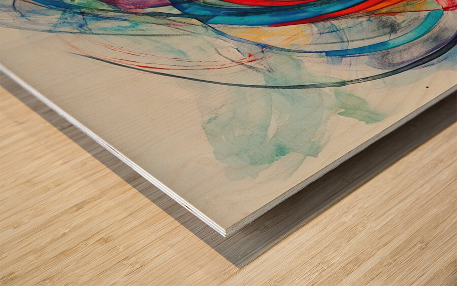 Celestial Dance H729P4 45 Wood print