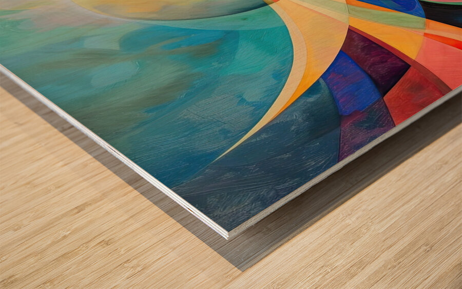 Celestial Dance Of Color Y92H7N 60 Wood print