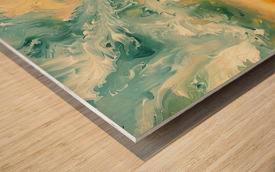 Celestial Desert Glow H92N5Z 50 Wood print