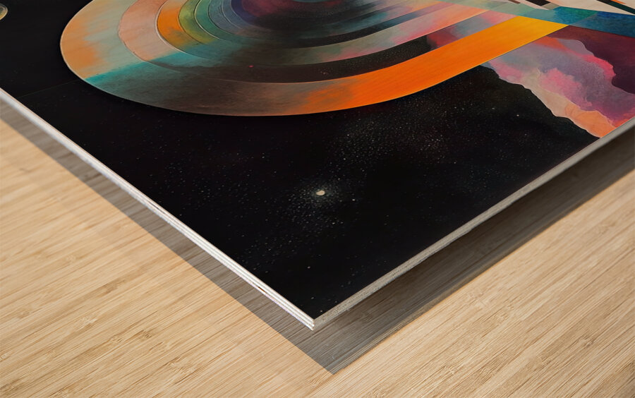 Celestial Passage 48H9N2 57 Wood print