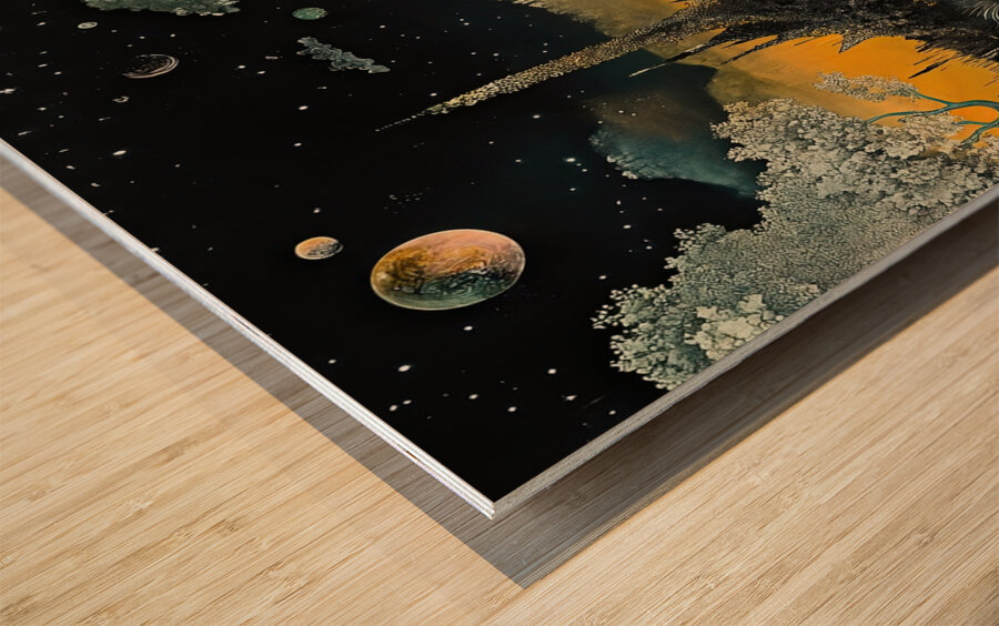 Celestial River 92HJPN 65 Wood print