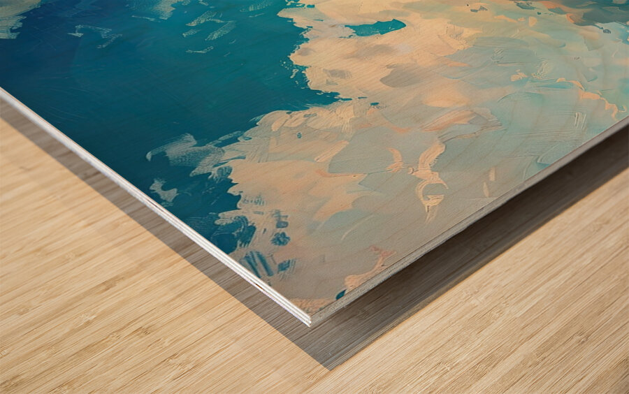 Celestial Reverie H29N3Z 55 Wood print