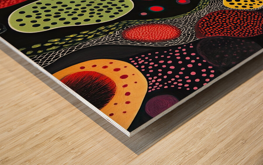 Cellular Dreams Y59H2N 55 Wood print