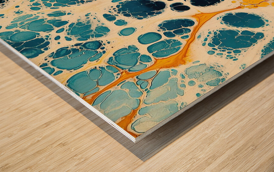 Cellular Fusion ZH92N4 48 Wood print