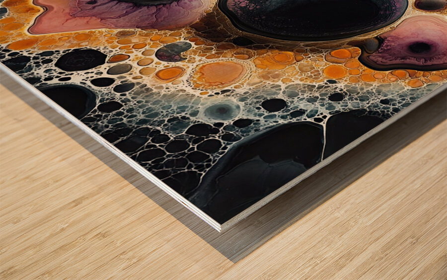 Cellular Dreams H9P4N2 55 Wood print