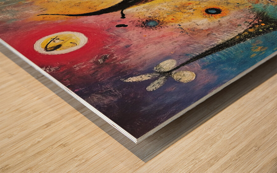 Celestial Dialogue 7P9N2H 55 Wood print