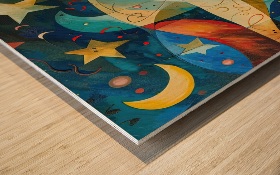 Celestial Dreamscape H9P4N2 55 Wood print
