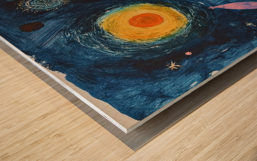 Celestial Dwelling 9P2N7H 55 Wood print