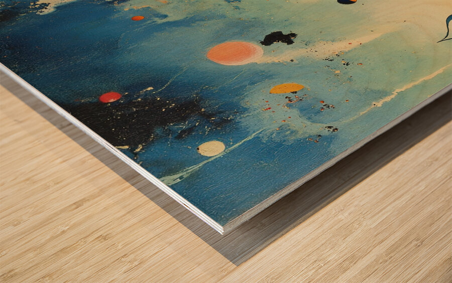 Celestial Garden Y59H2N 55 Wood print