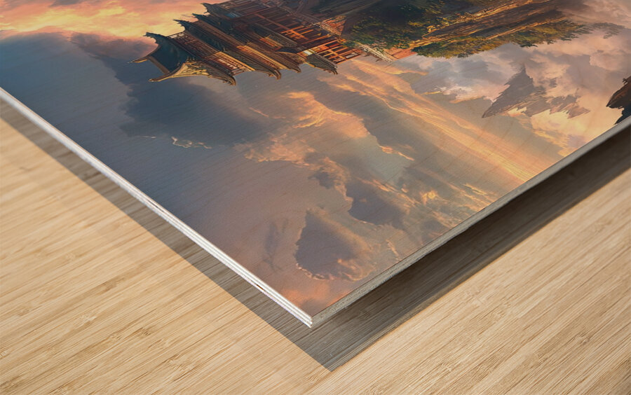 Celestial Haven 8P47H2 50 Wood print