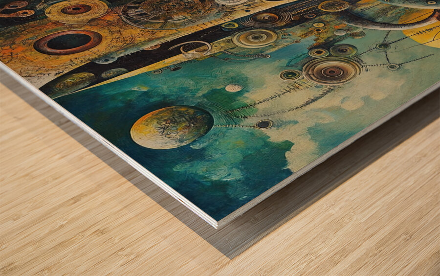 Celestial Machinations ZX98HJ 62 Wood print