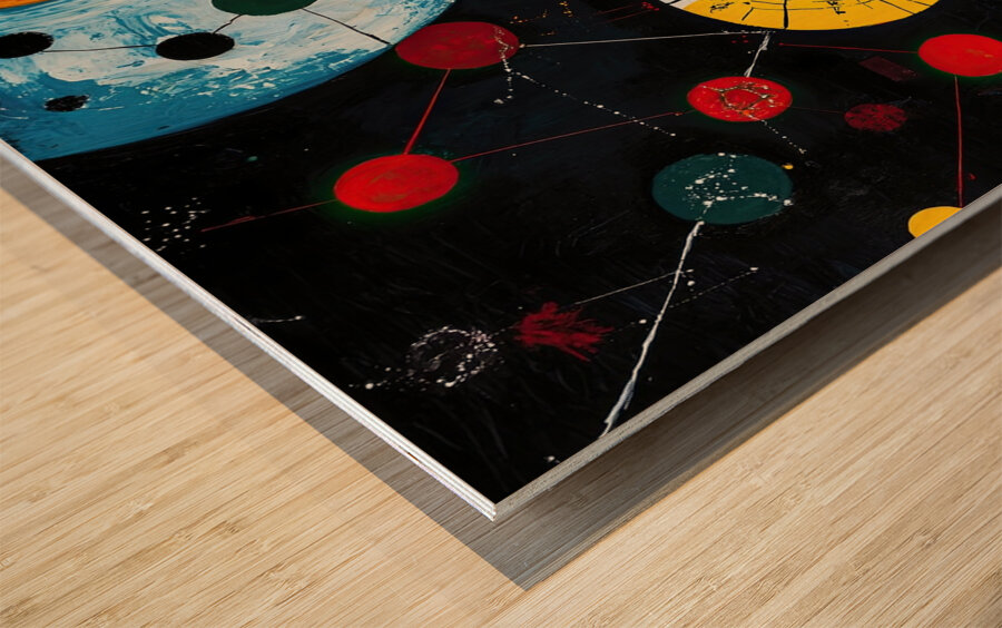 Celestial Networks 29HBNZ 57 Wood print