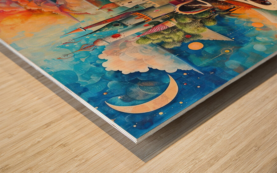 Celestial Pathways 79HNP2 60 Wood print